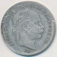 1872KB 20kr Ag "Ferenc József" T:3 karc