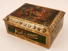 Koh-i-noor nyomókapcsok illusztrált fém doboz, 17x22x9cm/ Koh-i-noor metal box, 17x22x9cm