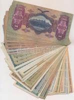 50db-os vegyes magyar pengő és adópengő bankjegy tétel T:vegyes