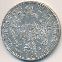 Ausztria 1878. 1Fl Ag "Ferenc József" T:2 Austria 1878. 1 Florin Ag "Franz Joseph" C:XF