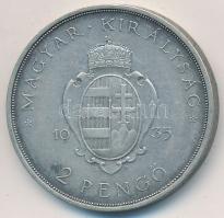 1935. 2P Ag "Pázmány" T:2 
Adamo P7.1