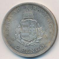 1936. 2P Ag "Liszt Ferenc" T:2 kis patina