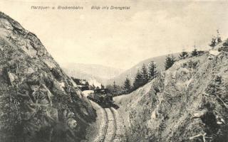 Drengetal, Harzquer- u. Brockenbahn; Verlag Rud. Schade