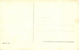 Íme két hű szövetséges, Képük csak fordítva hűséges. I. Világháborús szatirikus grafikai képeslap / ...