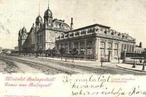 Budapest VI. Nyugati Pályaudvar, vasútállomás (vágott / cut)