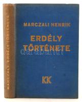 Marczali Henrik: Erdély története. Bp., 1935, Káldor. 288 p. Kiadói aranyozott egészvászon-kötésben, a gerinc kissé kifakult.