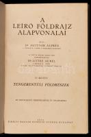 Dr. Hettner Alfréd: A leíró földrajz alapvonalai. I-II. Fordította Dr. Littke Aurél. Bp., 1925-26, KMENy. Kiadói, kissé kopottas félvászon-kötésben.