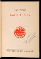 Kós Károly: Kalotaszeg. Kolozsvár, 1934, Erdélyi Szépmíves Céh.  278 l. Kós Károly szövegközi és egészoldalas, részben színes linómetszeteivel. Kiadói egészvászon-kötésben, szép állapotban.