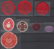 25 régi magyar pecsétbélyeg + 3 levélzáró