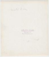 cca 1935 Arató Éva ugrása, Szöllősy Kálmán (1887-1976) pecséttel jelzett vintage fotója, Szentpál Ol...