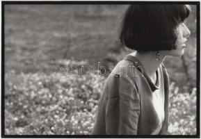 cca 1985 Molnár-Csikós Virág jelzés nélküli vintage fotósorozata, 4 db fotó, 15x22 cm