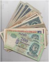 63db-os vegyes magyar pengő és forint bankjegy tétel T:vegyes