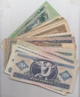 63db-os vegyes magyar pengő és forint bankjegy tétel T:vegyes