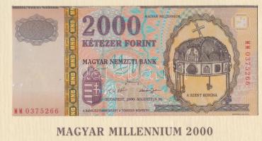 2000. 2000Ft "Millennium" eredeti bontatlan csomagolásban T:I