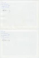 cca 1975 Bozsó Katalin: Útkeresők, fotósorozat, 4 db feliratozott vintage fotóművészeti alkotás, a m...