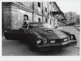 cca 1990 Író Zoltán: Easy Riders, feliratozott vintage fotóművészeti alkotás, 18x24 cm