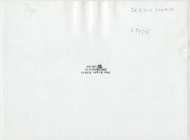 cca 1974 Demján Sándor (aki ma már Magyarország leggazdagabb polgára), Regős Gábor pecséttel jelzett...