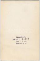 cca 1945 Veres Péter (1897-1970) író, politikus, honvédelmi miniszter (1947-1948), Bérci László vint...