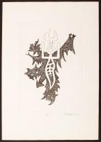 Jakovits József (1909-1994): Forradalmi sorozat 1956 (10 db). Rézkarc, papír, jelzett, sorszámozott ...