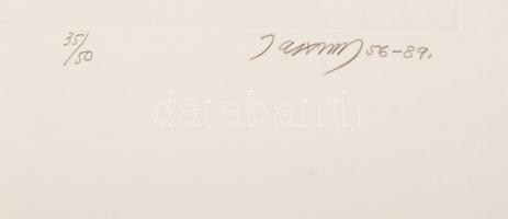 Jakovits József (1909-1994): Forradalmi sorozat 1956 (10 db). Rézkarc, papír, jelzett, sorszámozott ...