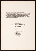 Jakovits József (1909-1994): Forradalmi sorozat 1956 (10 db). Rézkarc, papír, jelzett, sorszámozott ...