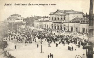 Rimini, Stabilimento Balneare prospetto a mare / spa prospectus