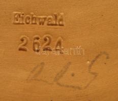 Eichwald lovász fiú, mázas kerámia, jelzett, hibátlan, sorszámmal: (2624),  m:15 cm, h:18 cm