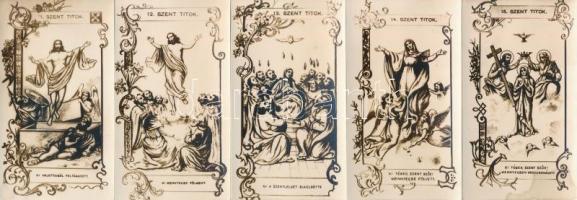 Szent titok 1-15., 10x6cm