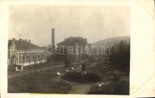 Bártfafürdő, Bardejovské kúpele; Fürdőpénztár és az Ásványvízfürdő épülete, Erzsébet Szálló / spa building with cash desk, hotel, photo