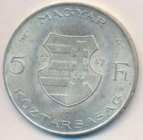 1947. 5Ft Ag "Kossuth" T:2