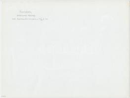 cca 1978 Gebhardt György (1910-1993): Turisták, feliratozott vintage fotóművészeti alkotás a szerző ...