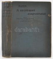 Bumm Ernő: A szülészet alapvonalai. Huszonnyolc előadásban, ötszázkilencven szemléltető ábrával. Ford. Kubinyi Pál és Kováts Richárd. Ajánlást írt hozzá Tauffer Vilmos. Első magyar kiadás. Bp., 1910, Franklin. XII+758 p. Kiadói, kissé sérült, foltos, gerincén meggyűrődött egészvászon-kötésben. Néhány lapszél sérült.