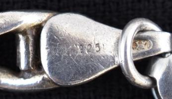 Ezüst  karlánc, Ag., nettó:8,9gr., jelzett, 21cm/ Silver bracelet,  Ag., net.:8,9 gr, marked, 21cm