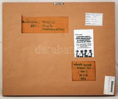 Kárpáti Gusztáv (1941-2013): Bihari táj. Olaj, farost, jelzett, keretben, 40×50 cm