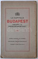 1926 La capitale Budapest, Haupt- und Residenzstadt, 1:20000--1:50000, Budapest főváros Házinyomdája...