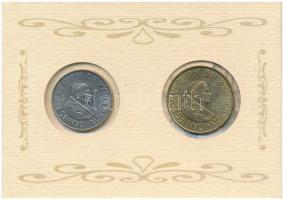 Vatikán 1999. 100L Cu-Ni "A békéhez való jog" + 200L Al-Br "Krisztus a szegények és kitaszítottak között" mindkettő "Róma Szent Péter Bazilika" papír dísztokban T:1,1- Vatican 1999. 100 Lire Cu-Ni "The Right to Peace" + 200 Lire Al-Br "Christ among the poor and outcast" both in "Rome St. Peter's Basilica" paper case C:UNC,AU