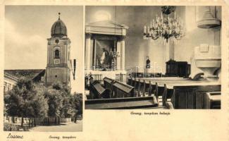 Losonc, Lucenec; Evangélikus templom és belseje / Lutheran church and the interior (EB)