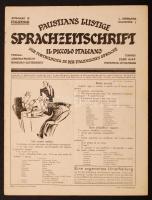 1924 Paustians lustige Sprachenzeitschrift - Il Piccolo Italiano zur Fortbildung un der Italienische...