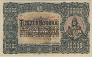 1923. 10000K "Magyar Pénzjegy..." T:II