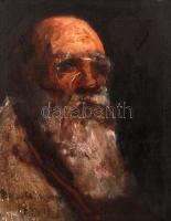 Tadeusz Małachowski (1928-1987) : Darwin. Olaj, vászon, jelzett, keretben, 50×40 cm