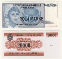 Jugoszlávia és utódállamai 6 klf privát bón T:I