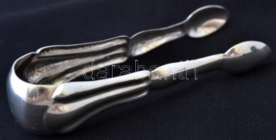 Ezüst  cukorcsipesz, Ag., nettó:45,6gr., jelzett, 13cm/Silver sugar tongs, Ag, net. 45,6gr, marked, 13cm