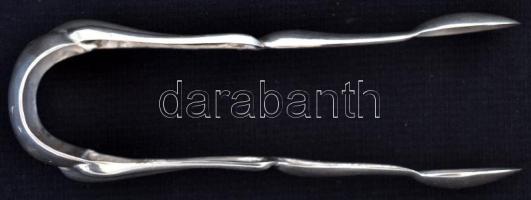 Ezüst  cukorcsipesz, Ag., nettó:45,6gr., jelzett, 13cm/Silver sugar tongs, Ag, net. 45,6gr, marked, ...