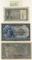 Jugoszlávia és Szerbia/német + olasz megszállás 1920-41. 10 klf bankjegy T:I,II,III
