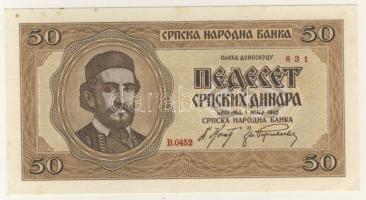 Jugoszlávia és Szerbia/német + olasz megszállás 1920-41. 10 klf bankjegy T:I,II,III