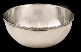 Ezüst  kerek kínáló, Bachruch,  Ag., nettó:149gr., jelzett, 13x5cm/Silver Bowl, Bachruch, Ag, net.. 149 gr, marked, 13x5cm