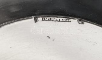 Ezüst  kerek kínáló, Bachruch,  Ag., nettó:149gr., jelzett, 13x5cm/Silver Bowl, Bachruch, Ag, net.. ...