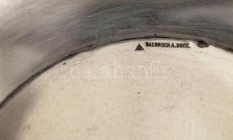 Ezüst  kerek kínáló, Bachruch,  Ag., nettó:142gr., jelzett, 13x5cm/Silver Bowl, Bachruch, Ag, net.. ...