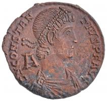 Római Birodalom / Aquileia / II. Constantius 351. Maiorina Cu (4,58g) T:2,2- Roman Empire / Aquileia / Constantius II 351. Maiorina Cu D N CONSTAN-TIVS P F AVG / FEL TEMP RE-PARATIO - A - AQP. (4,58g) C:XF,VF RIC VIII 113.