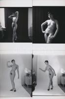 cca 1976 Tanulmány képek a női titkokról, 13 db finoman erotikus fénykép, korabeli negatívokról kész...